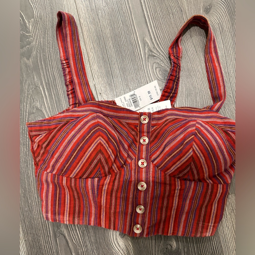 Crop top and crop wide leg pants matching set - size small - Picture 3 of 7